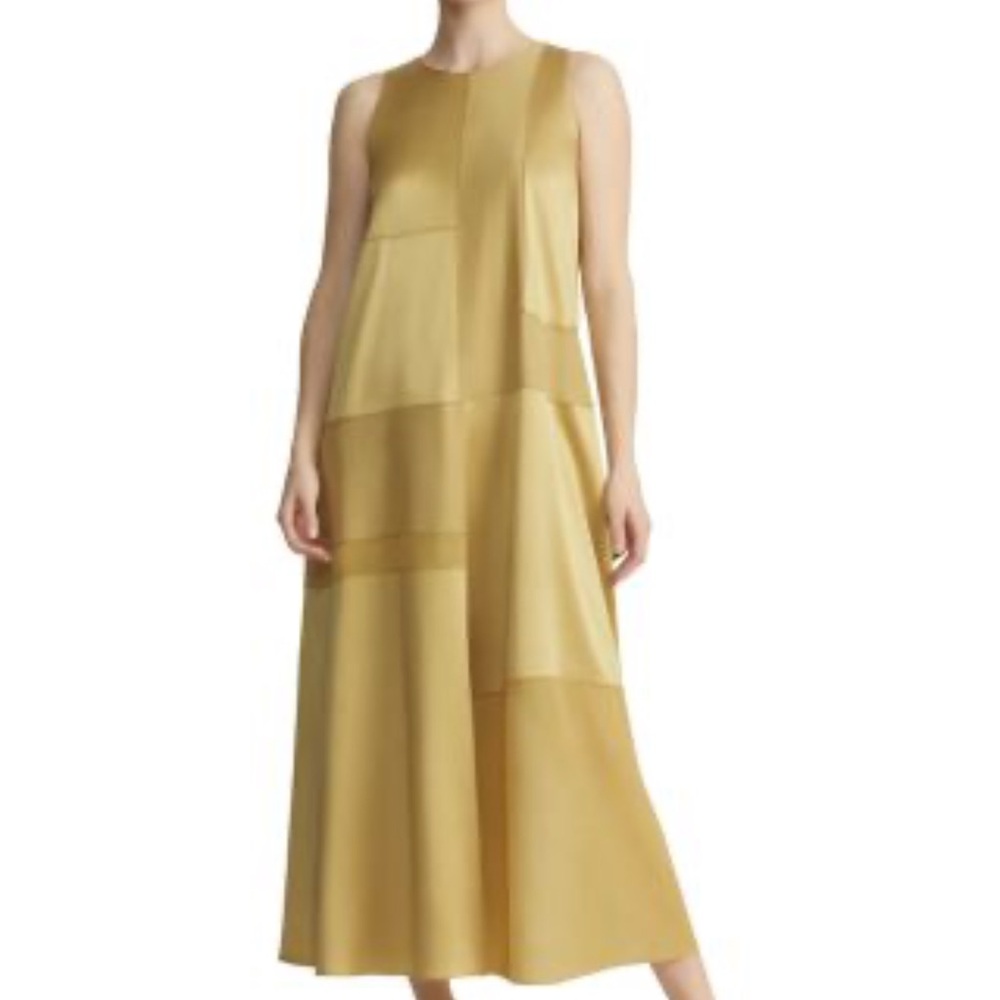 Chic Gold Maxi Dress